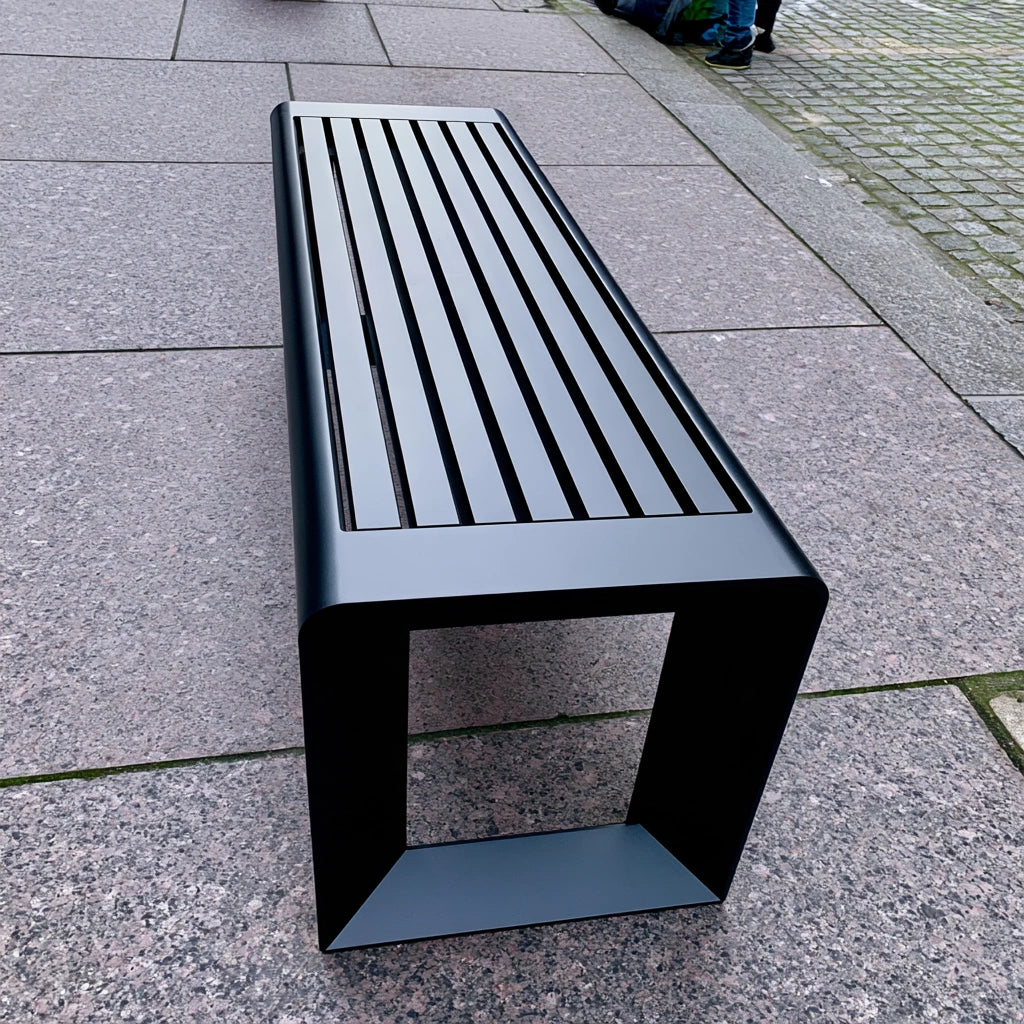 Opbergbank, kleur zwart